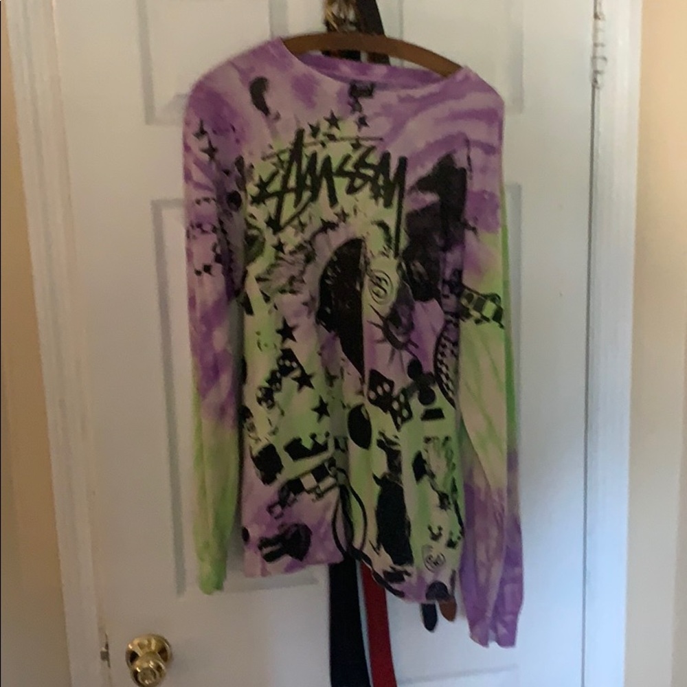 Vintage stussy Tyedye shirt size XL